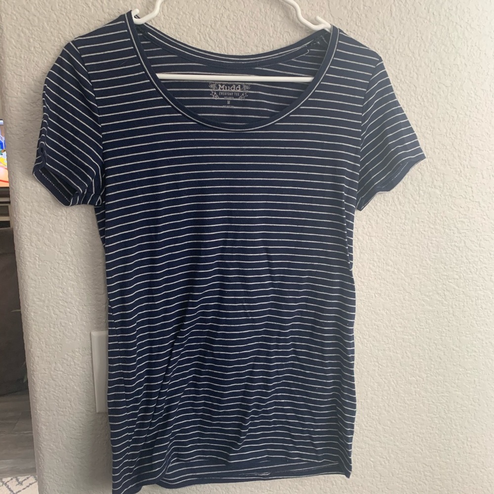 Navy/ White striped T-Shirt